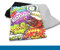 VmG-Store Waffelpique + Baumwollstoff Set farblich abgestimmt Waffel Stoff 100% Baumwollstoff Tex Standard 100 (Comic 2.0 Set 63)