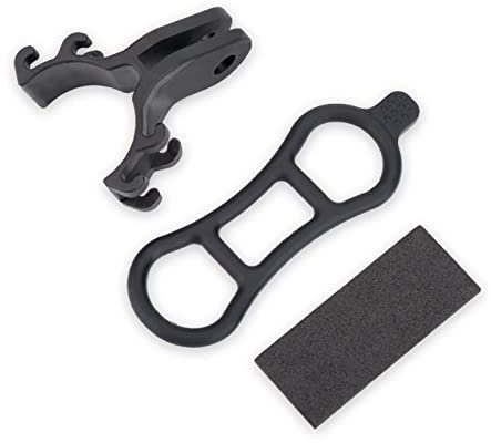 Serlium Soporte para antorcha de Bicicleta, Soporte Estable para Linterna de Bicicleta, Soporte de Montaje para antorcha de Bicicleta, Accesorio de Abrazadera de Clip Adecuado para GUB