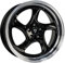 MB Design Felge TURBO 9.0Jx19 ET42 5x108 Glanzschwarz poliert kompatibel mit Ford Focus Kuga Mondeo Puma ST Puma