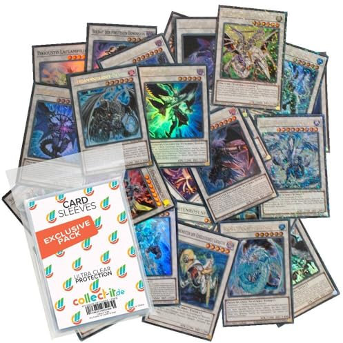 Yu-Gi-Oh! 30 Verschiedene Synchro-Monster - Deutsch + 40 Exklusive Collect-it.de Hüllen