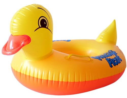 Durdiiy Flotteurs de Piscine Jouets de Piscine, Anneaux de Natation Canard Jaune, Anneaux de Natation Gonflables Jouets Gonflables pour Piscine pour Enfants Sports Aquatiques