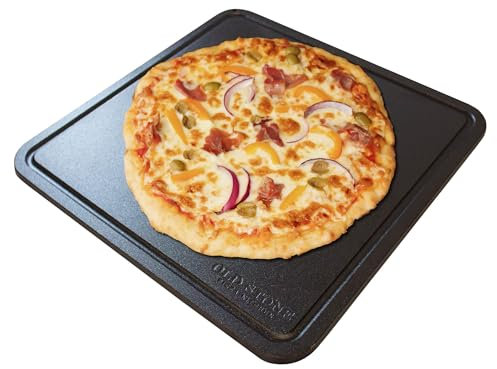 Old Stone Pizza Steel for Oven, 14x14-Inch, 1/4-inch Thick