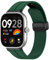LanQii Silicone Cinturino per Xiaomi Redmi Watch 5/Watch 4/Xiaomi Smart Band 9 Pro/Smart Band 8 Pro, Magnetici Cinturini per Redmi Watch 5/Watch 4/Xiaomi Mi Band 9 Pro/Mi Band 8 Pro - Verde