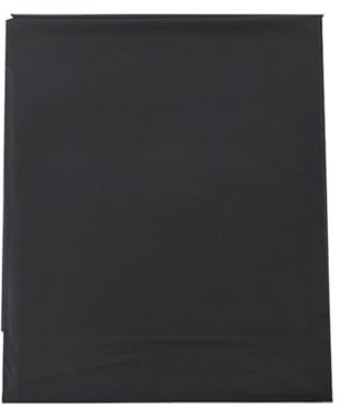 ZRJAENW 1,6 x 2,2 m große PVC Platten glänzende Vinyl Platten, geeignet für Frauen und Männer Wet Look nasse Spiele auf dem Bett, matschiger Look schwarz rotes Paarspielzeug,Black