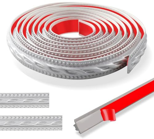 ztowoto 300cm Coving for Ceilings Vintage Pattern 3D - Flexible Wallpaper Border Self-Adhesive, Waterproof Moulding Trim,Self Adhesive Trim Ideal for Door， Wardrobe，Home Decoration（2cm-Silver）