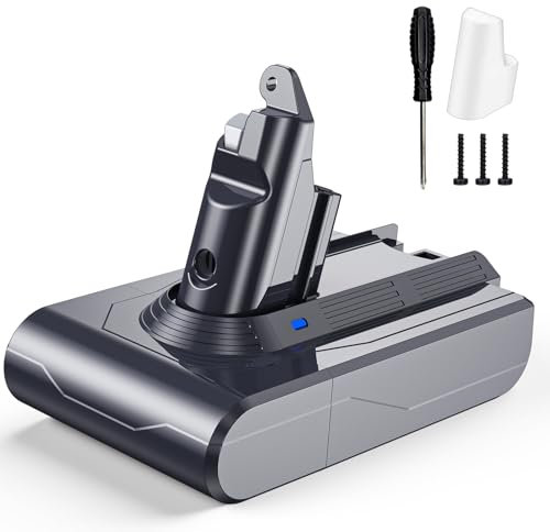 6000mAh Batterie pour Dyson V6 DC62 DC58 DC59 DC61 DC72 DC74 Extra, Trigger, Fluffy, Absolute SV03 SV05 SV06 SV07 SV09