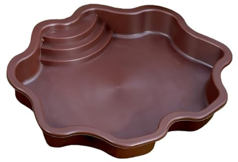 Piscina para tortugas - Recinto de agua para tortugas | Hábitat de las tortugas | Tazón de alimentación grande para bañera de reptiles y tortugas | Hábitat de Lagartos con Rampa | Cuenco alimentador d