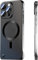 FAOMSEBS Magnetica Senza Bordo Cover per iPhone 16 Pro Max, Compatibile con MagSafe [Protettore per Lenti Fotocamera](Sensazione di Metallo Nudo) Custodia Magnetico Sottile per iPhone 16 Pro Max Cover