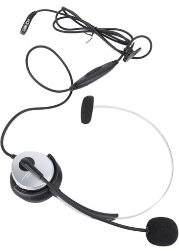Yanmis 2-Wege-Radio-Ohrhörer Einseitiger Kopfhörer Mikrofon Intercom Headset K Head Universal Push to Talk