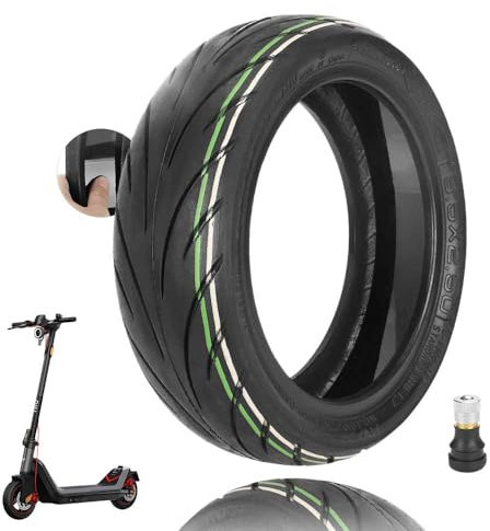 Prodrocam 9,5 x 2,50 Selbstreparierende Reifen für NIU KQi3 Sports/Pro/Max Elektroroller, 9,5 Zoll Tubeless Reifen Pannensichere Selbstreparatur Ersatzräder, mit Ventil (Selbstreparierende*1)