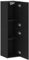vidaXL TV-Schrank Schwarz Eiche 30,5x30x110 cm Holzwerkstoff
