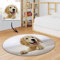 jewelora Personalisierte Hund und Katze Foto Teppich Heimdekoration Teppiche Geschenke für Männer Frauen Papa Mama (60cm)
