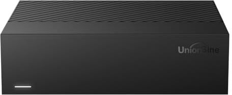 UnionSine 14TB Externe Festplatte, 3,5 Zoll USB 3.0 Backups HDD Tragbarefür für PC, Mac, TV, PS4, Schwarz HD3513