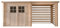 Abri de Jardin Double Espace, 10.5m², 4790 x 2200, EP 19mm, INT046