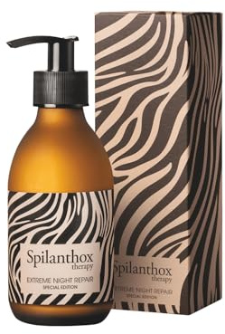 Spilanthox therapy - Extreme Night Repair Special Edition Zebra 200ml - Gesichtscreme zur Faltenreduktion - Anti-Aging Gesichtspflege - Spilanthol, Hyaluronsäure & Zink - Naturkosmetik