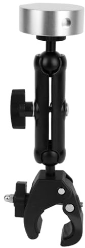 Fukaisu Clamp Mount Compatible with Starlink Mini 2024, Aluminum Alloy 360 Degree Rotatable Pipe Mount with Adapters for RV Roof Rack Pole Balcony Boat Mounting