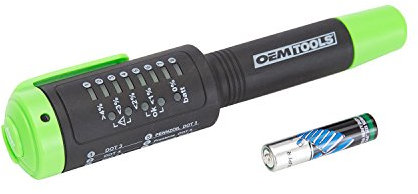 Oemtools 25269 Tester per Liquido Freni DOT 5.1 3 4,