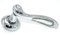 Chrome & Satin External Internal Door Handle Diamante Crystal Lever on Rose (Handles Only)