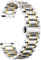 BINLUN Edelstahl Uhrenarmband 12mm-24mm Premium Metallarmband Ersatzarmband für Smartwatch Herren/Damen mit Geraden und Gebogenen Ende(Schwarz/Gold/Silber/Silber-Gold/Roségold/Silber-Roségold)