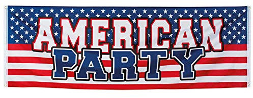 PARTY DISCOUNT Deko-Banner USA Party, 74x220cm