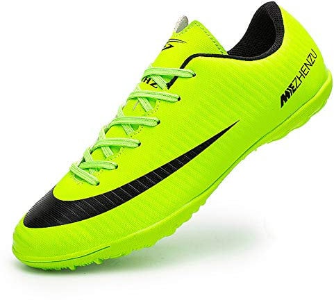 Topoption Fußballschuhe für Herren und Jungen, Junior, Rugby, Turnschuhe für den Außenbereich, verschleißfest, Unisex, grün, 39 2/3 EU