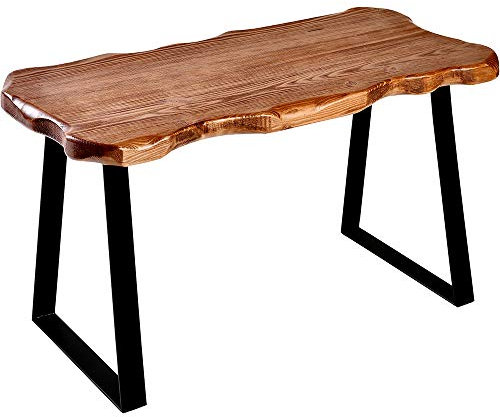 WELLAND Eingangsbank aus Holz mit Metallbeinen, Mid-Century Moderne Bank für Wohnzimmer, Innenbereich, Veranda, Bauernhaus