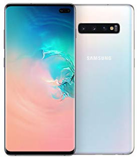 Samsung Galaxy S10+ Display 6.4, 128 GB Espandibili, RAM 8 GB, Batteria 4100 mAh, 4G, Dual SIM Smartphone, Android 9 Pie [Versione Italiana], Bianco (Prism White) (Ricondizionato)