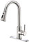 YADLCR Grifo Cocina Extraible, Giratorio de 360 Grados Grifos Cocina Extensible Manija única Grifos para Fregadero con Control de Agua Fría y Caliente para Ahorro de Agua