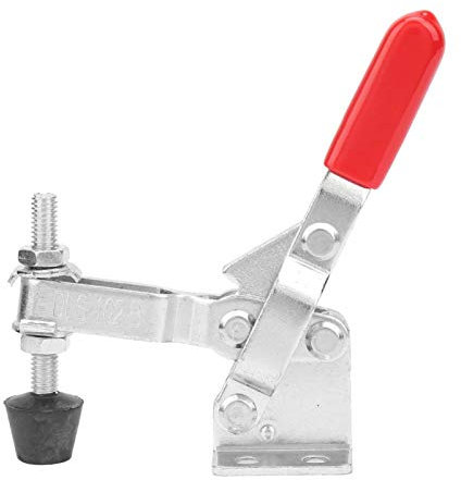BORDSTRACT Morsetto a Ginocchiera Verticale Orizzontale in Acciaio Inox, Utensile Manuale Professionale a Sgancio Rapido con Impugnatura per Impieghi Gravosi