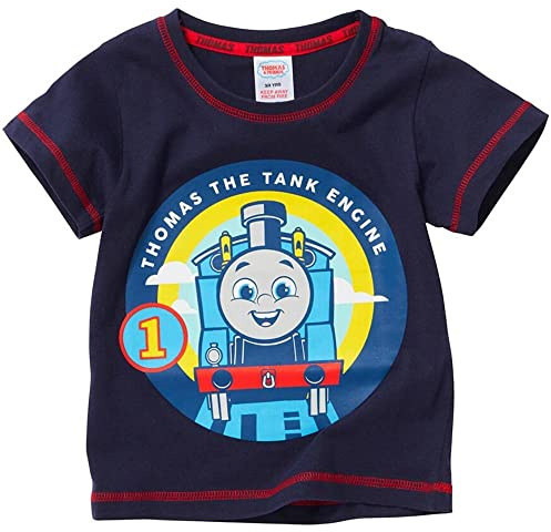 Thomas & Friends Tank Engine Short Sleeve T-Shirt Cheeky Face Let's Go UK Seller