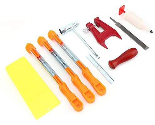 Cyllde Kit De Lima De Motosierra Profesional para Afilar Y Rectificar con Precisión Hojas De Motosierra Industriales: Herramienta Esencial para Mantener El Rendimiento