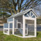 Animal Valley Poulailler Deluxe Bleu Toit Shingle Gris 10 à 12 Poules