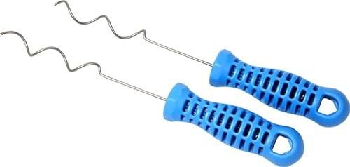 MULTIPICK Spiralöffner [2 Teile | Ø 1,7 mm] Türfallen Öffnungsset - Schlüsseldienst Werkzeug Set - Türöffner Werkzeug & Türöffnungswerkzeug für Anfänger - Tür Öffnungs Werkzeug