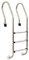 Vopese Escalera de Piscina 3 peldaños Acero Inoxidable 304 120 cm Escalera de Seguridad para Piscina Acero Inoxidable Escalera para Piscina