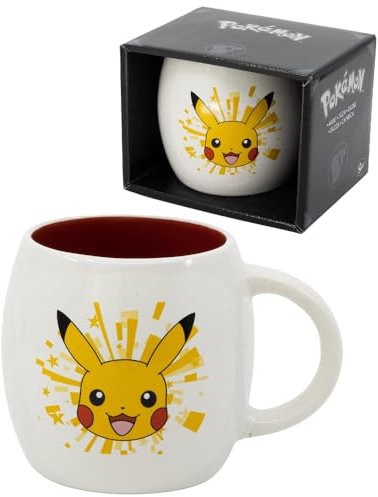 CARTOON Tazza in ceramica Pikachu Pokémon modello mug bombato tazza da colazione per bambini con scatola