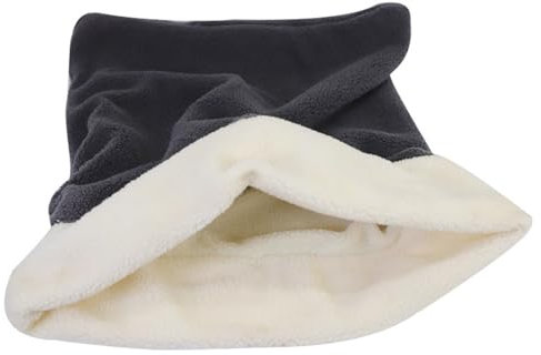 Fukamou Hundeschlafsack - Langlebiges, Verstaubares Haustier-Schlafbett, Bequem, Waschbar,Welpen-Höhlenbett, Weiches- Fleece, Winter, Warm Für Katzen, Schlafsack, Nest, Höhlenbett