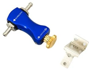 Turbo Boost Controller Universal Einstellbare Manuelle Auto Turbo Boost Ventil Controller Booster Kits Blau Schwarz Manual Boost Controller(Blue)