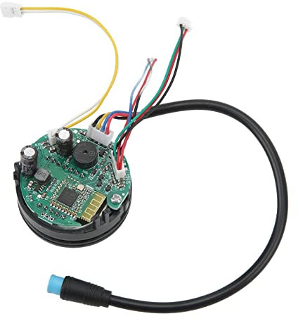 Alomejor Cruscotto per Scooter Elettronico in Metallo, Schermo Trasparente con Presa Impermeabile per ES2 ES1 ES3 ES4, Facile da Installare e Rimuovere,