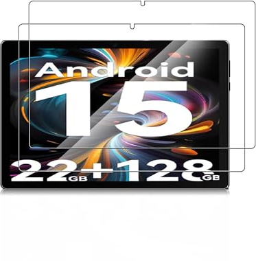 daunke Lot de 2 films de protection d'écran en verre trempé pour tablette Whitedeer G13 10 - Sans bulles - Transparent HD - Ultra résistant - Anti-rayures