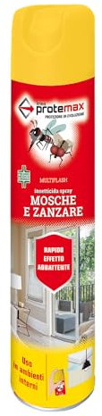 PROTEMAX INSETTICIDA MOSCHE E ZANZARE AZIONE ABATTENTE SPRAY 500ml PROTE350