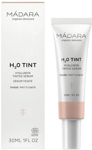MÁDARA H2O Tint Hyaluron Tinted Serum, #1 MAY FLOWER 30ml - Ein getöntes Serum, das mit jedem Tropfen für schwerelose Feuchtigkeit und Frische sorgt – für einen strahlenden Teint.