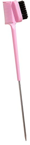 suanbeiii Brosse à cheveux avec queue de rat - Double face - Contrôle des cheveux - Brosse à cheveux - Peigne à cheveux - Brosses à sourcils