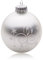 mugesh Weihnachtskugel Ornamente Silber - Schönes Geschenk für Musiker (7cm)