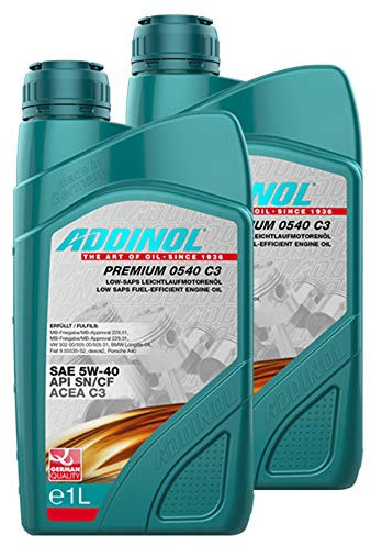 Addinol 2X Motoröl Motorenöl Motor Motoren Motor Oil Engine Oil Benzin Diesel 5W-40 Premium 0540 C3 1L 72098007