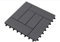 Gartenwelt Riegelsberger Premium WPC Terrassenfliese Anthrazit 30x30x2,1 cm Balkonfliese Einzelfliese Stecksystem Mosaik