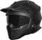 Germot Jethelm GM 44 schwarz matt Integralhelm mit Schild Maske ECE 2 Visiere, L 59/60