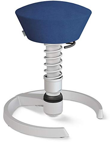 aeris Swopper – Ergonomischer Hocker – Bürohocker höhenverstellbar – Vielseitiger Sitzhocker für einen gesunden Rücken – Bürostuhl ohne Rollen, Feder Standard