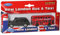 D.A.Y. Republic Offizielles TFL Lizenzprodukt 7,6 cm New London Bus und Classic Taxi Metall druckgegossene Freilauf-Action-Spielzeugmodelle (Londoner Taxi und Bus)