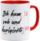 OM3® lustige Lehrer Tasse mit Spruch Lehrergeschenk | Keramik Becher | 11oz 325ml | Beidseitig Bedruckt | Rot
