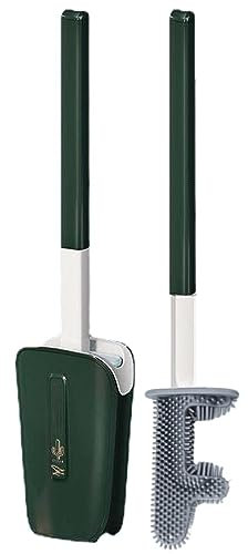 Facynde Cactus WC-Reinigungsbürste | No Dead Corner Kaktus Toilettenbürste - Silikon-Toilettenbürste, Silikon-Reinigungsbürste, Reinigungswerkzeug, Flexible Toilettenbürste mit Halter